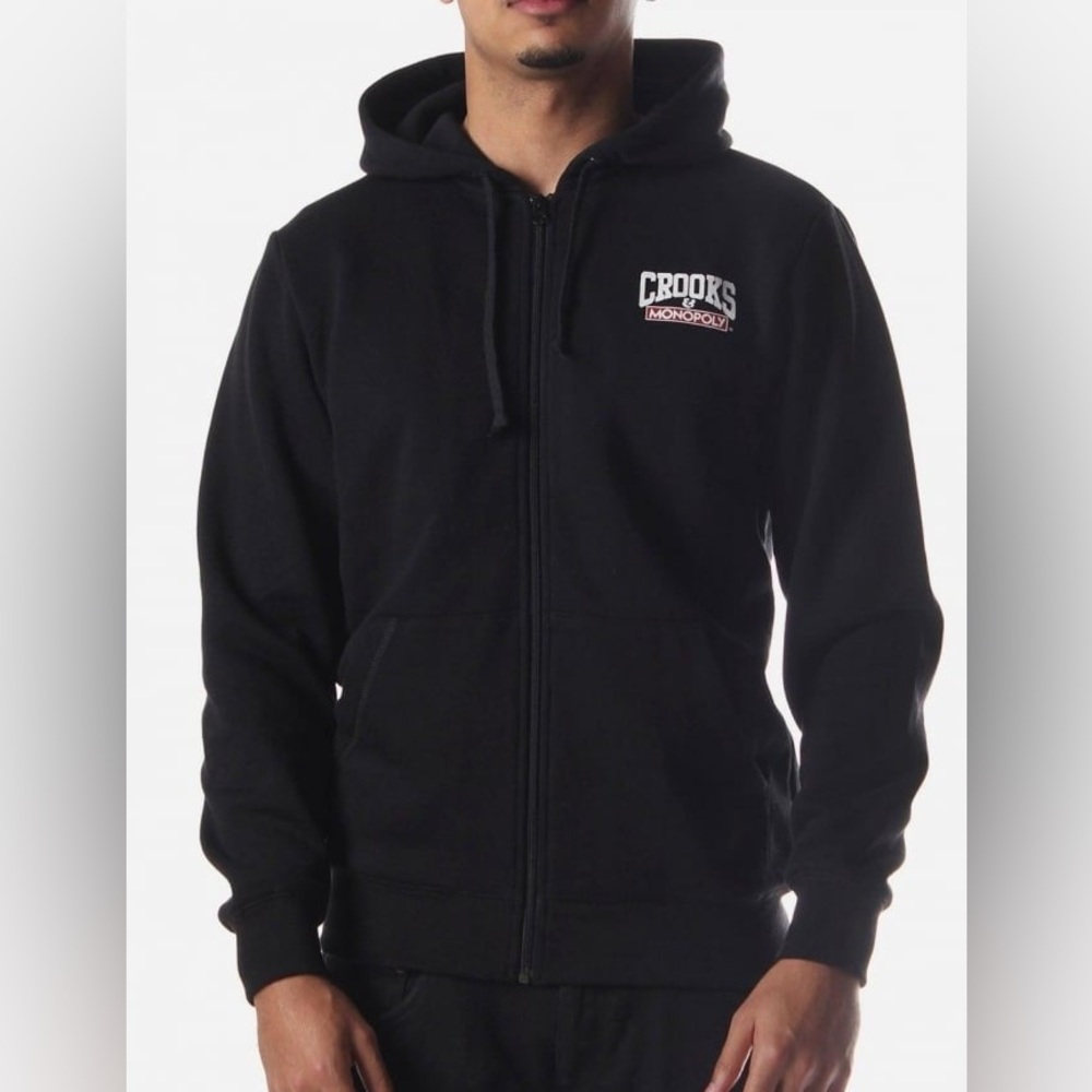 crooks and castles monopoly hoodie full zip